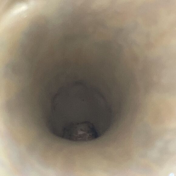 Vintage Fitz Floyd Art Nouveau Flower Vase 7” Japan 1978 Hand Painted Iridescent - Picture 8 of 9